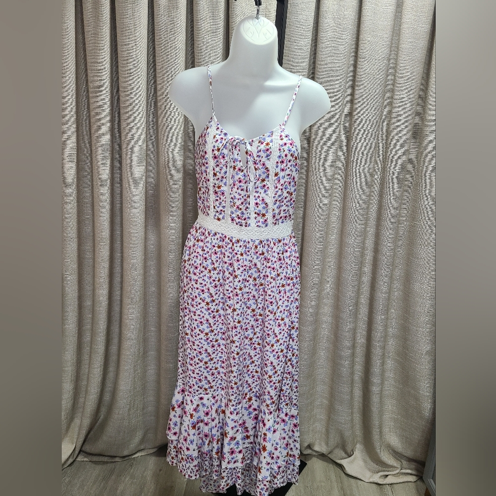 NWOT Long Floral Dress